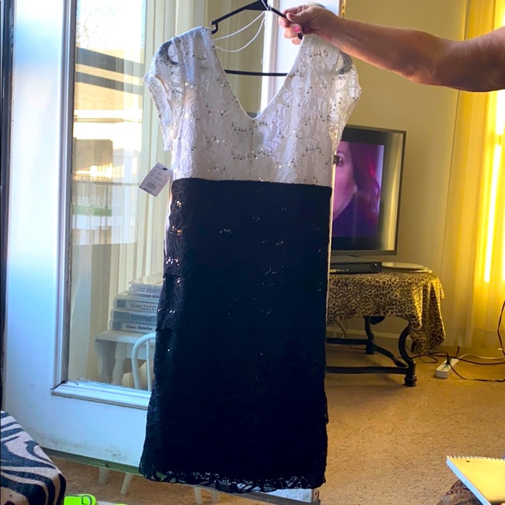 Black and White Dress